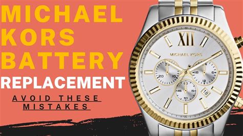 michael kors battery replacement tool|michael kors watch batteries replacement.